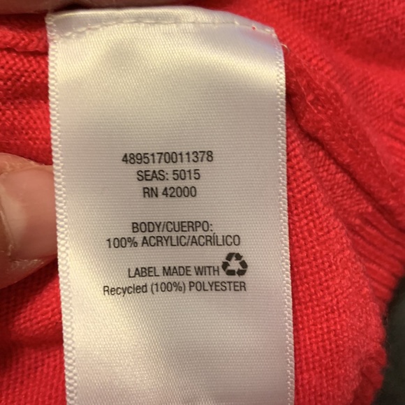 NWOT Basic Editions Sparkly Sweater size Large - Picture 5 of 7